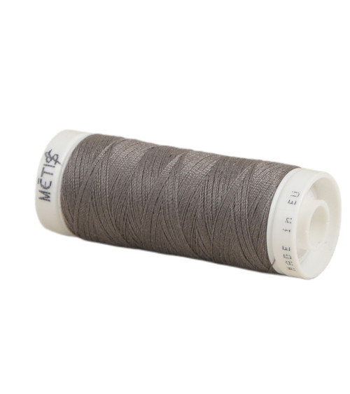 Polyester thread spool 200m Oeko Tex made in Europe dark gray-brown