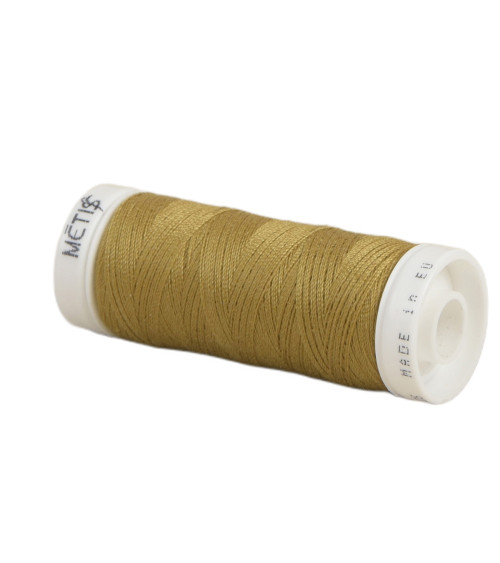 Spool of polyester thread 200m Oeko Tex made in Europe cumin yellow