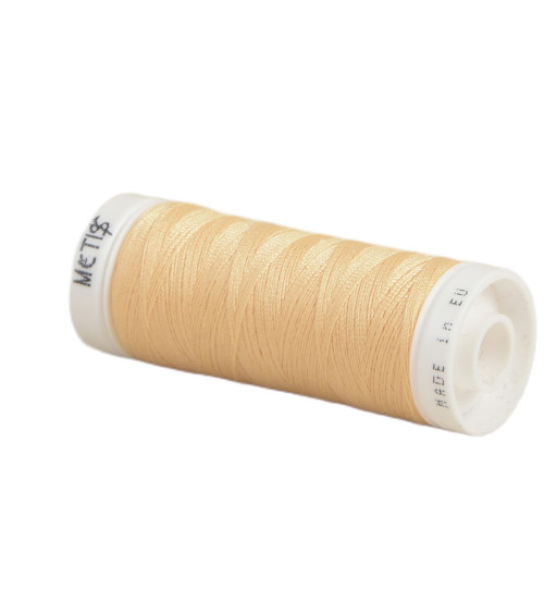 Spool of polyester thread 200m Oeko Tex made in Europe peach orange