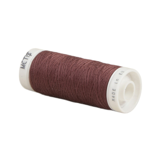 Spool of polyester thread 200m Oeko Tex made in Europe grape red