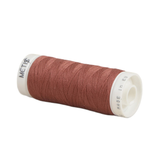 Spool of polyester thread 200m Oeko Tex made in Europe fog red