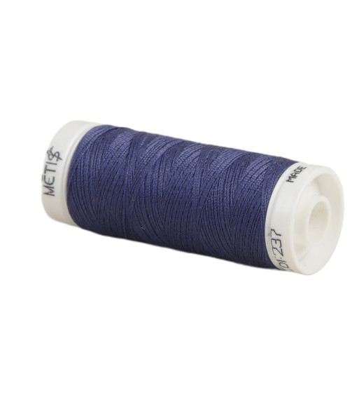 Spool of polyester thread 200m Oeko Tex made in Europe blue purple