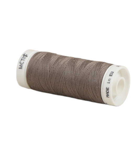 Spool of polyester thread 200m Oeko Tex made in Europe sahara brown