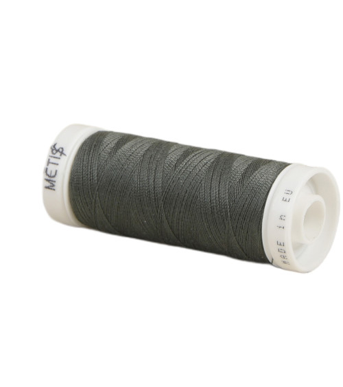 Spool of polyester thread 200m Oeko Tex made in Europe fog gray