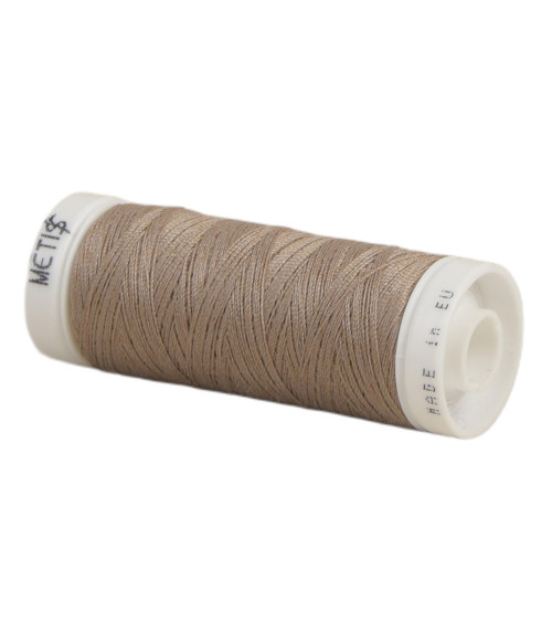 Spool of polyester thread 200m Oeko Tex made in Europe light brown