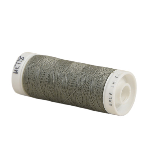 Spool of polyester thread 200m Oeko Tex made in Europe gray-green