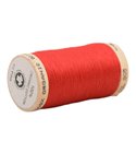 Bobine de fil 100% coton bio 275m rouge