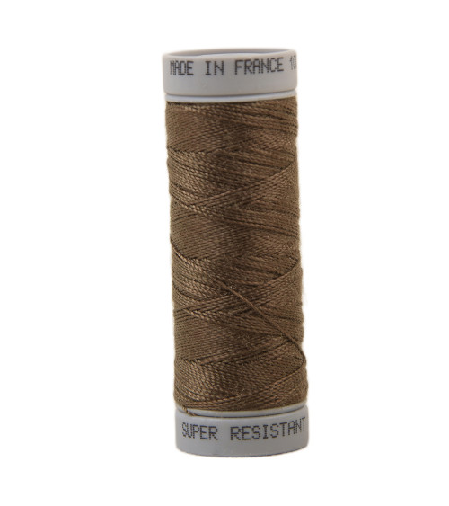 Super strong polyester thread 50m - Cigar brown C416