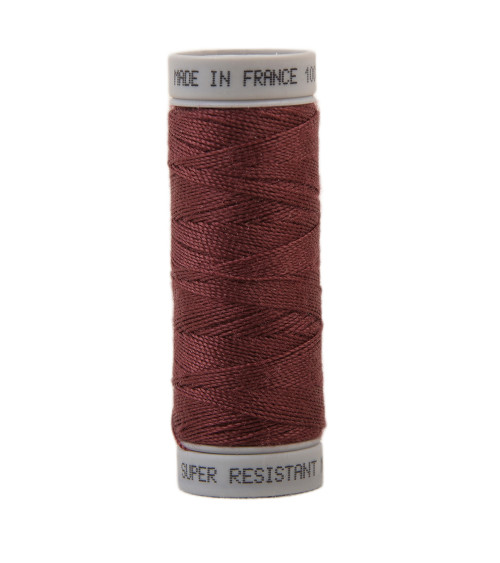 Filo di poliestere super resistente 50 m - Rosso Bordeaux C260