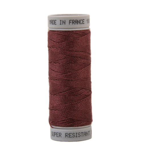 Super strong polyester thread 50m - Burgundy Red C262