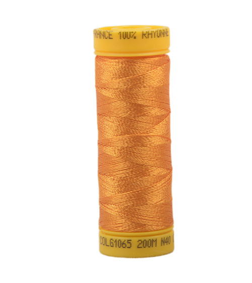 100% viscose embroidery thread spool 200m - Orange Melon C65