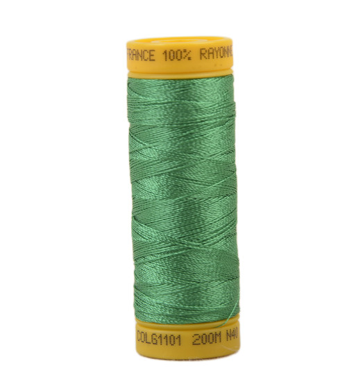 100% viscose embroidery thread spool 200m - Mint Green C101