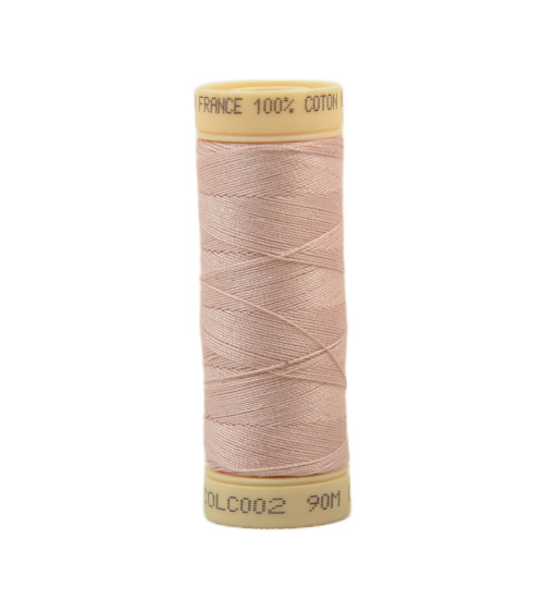 90m cotton thread spool made in France - Salmon pink C2