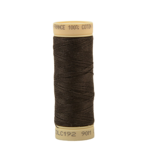 90m cotton thread spool made in France - Cafe C192