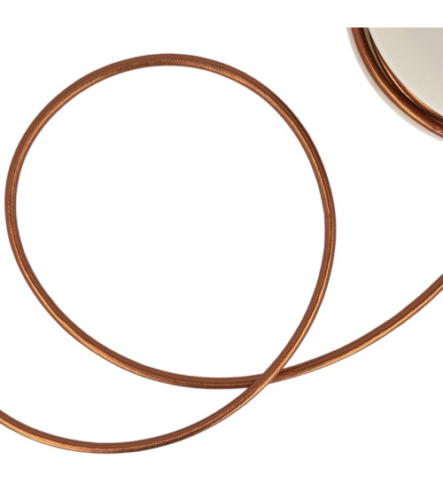 Copper-Plated Faux Metal Cord Spool