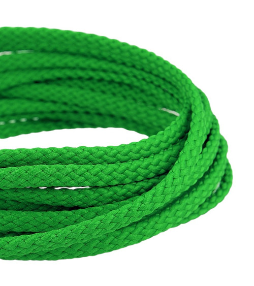 Bobina de 50m cordón de poliéster Checkerboard 6mm verde oscuro