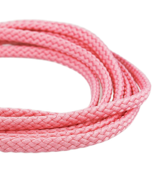 Bobina 50m Cordon Damier Poliéster 6mm Fucsia Claro