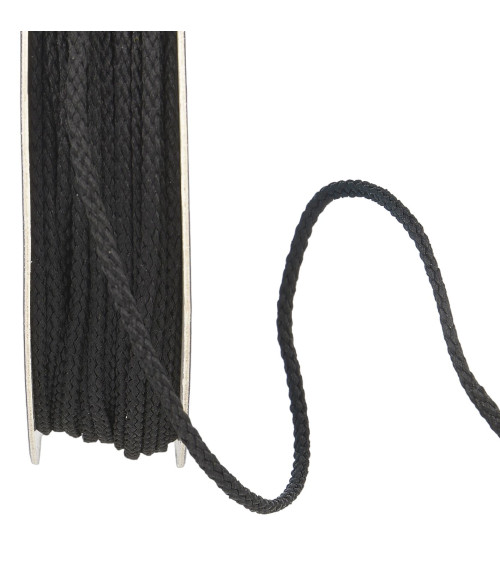 30m spool of 4mm black polyester cord