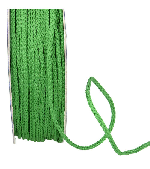 30m spool of 4mm dark green polyester cord