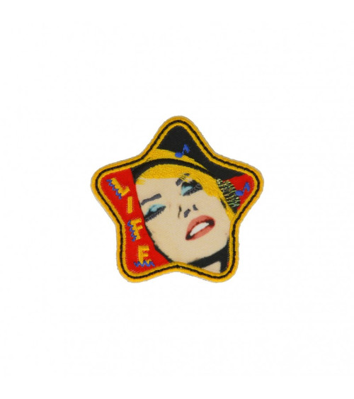 Set of 3 iron-on patches Femme life 5.5cm x 6cm