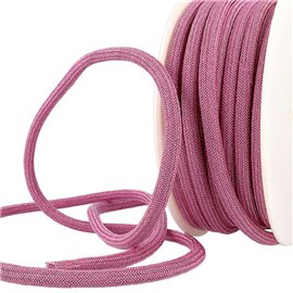 Bobine 20m Cordon métallique 7mm fuchsia