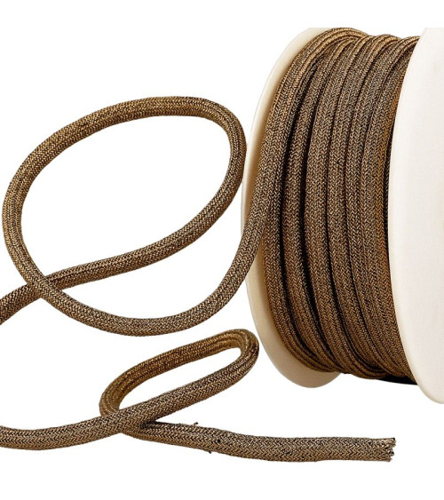 20m spool of 7mm bronze metal cord