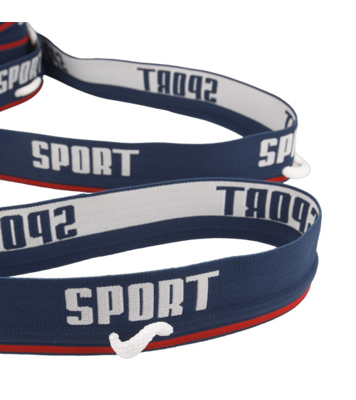 20m reel of elastic sports cord 40mm Navy blue