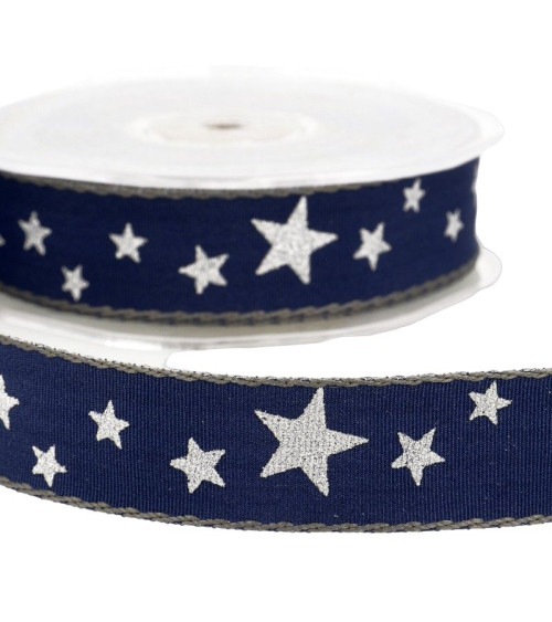 20-m-Spule Sternband 25 mm Marineblau