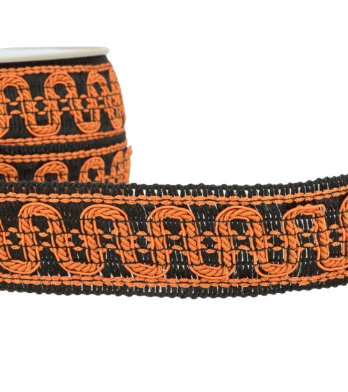 Bobina 15m Trenza Onda 40 mm Naranja