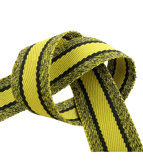 15m reel of mottled strap 40mm Olive and Black