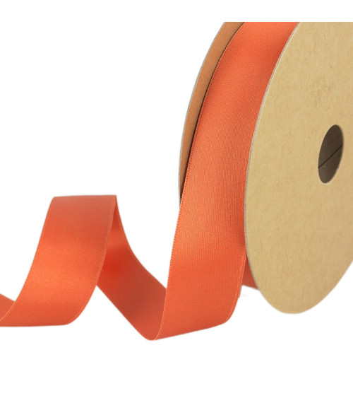 25m Recycled Polyester Satin Spool Salmon