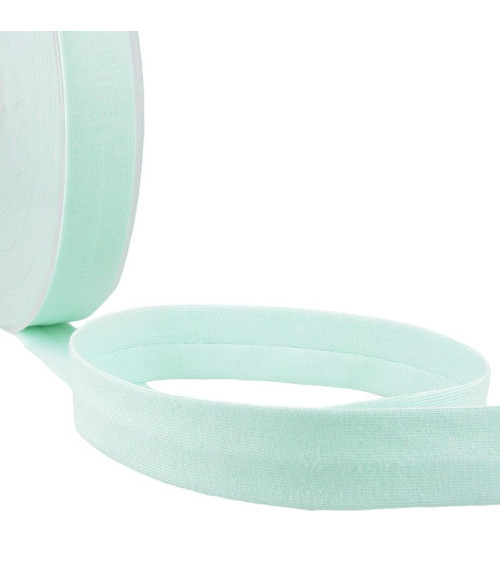 20m spool of folded bias binding 'jersey' 20mm turquoise