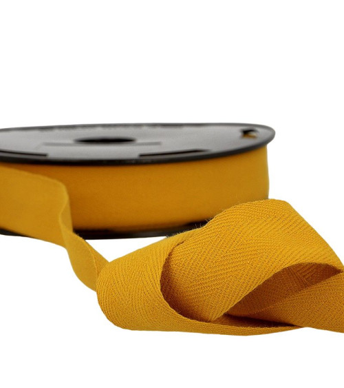 50m spool of mustard yellow cotton serge