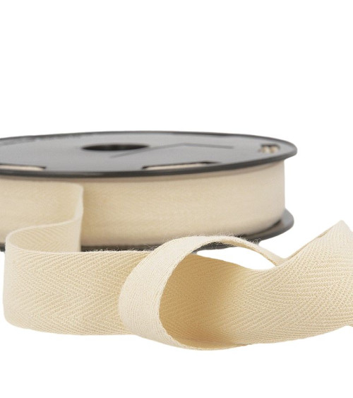 50m spool of ecru cotton serge