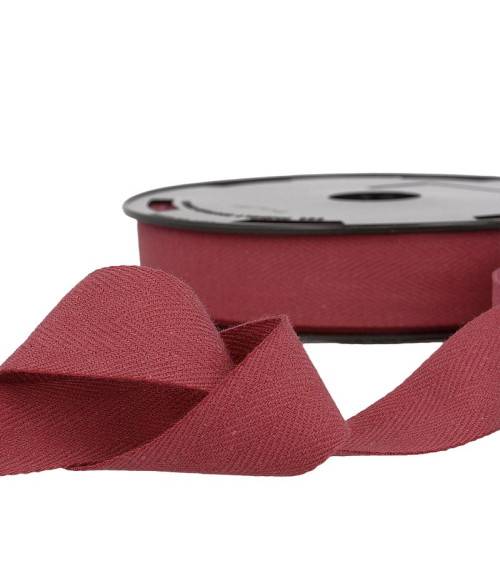 50m spool of Burgundy Red cotton serge