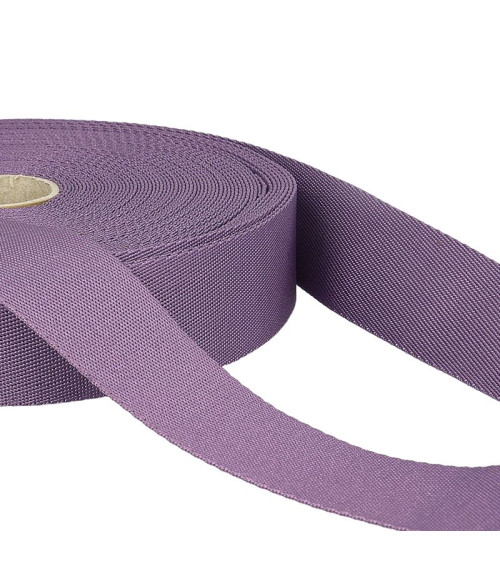 25m reel of purple polyester shoulder strap