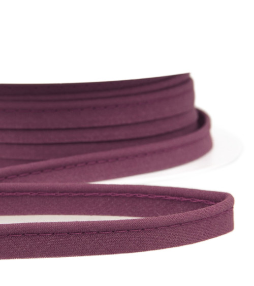 Spool 25m Dress piping bias all textiles 10mm plum