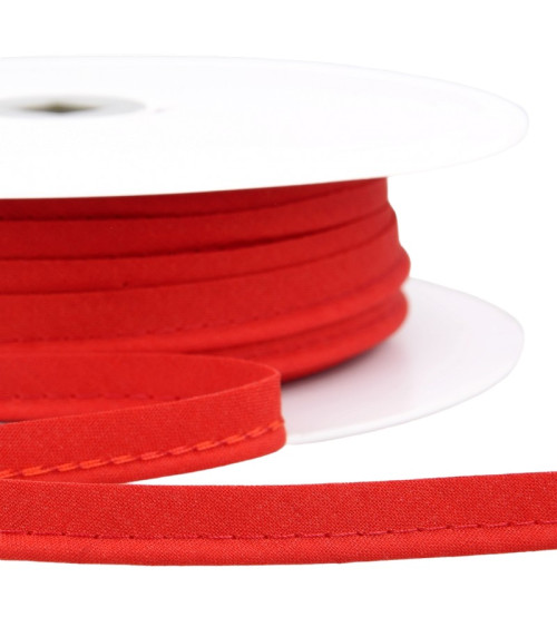 Spool 25m Piping dress bias all textiles 10mm red hermes