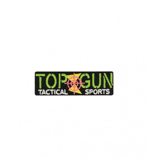 Set of 3 Top Gun iron-on patches 1.5cm x 6.5cm