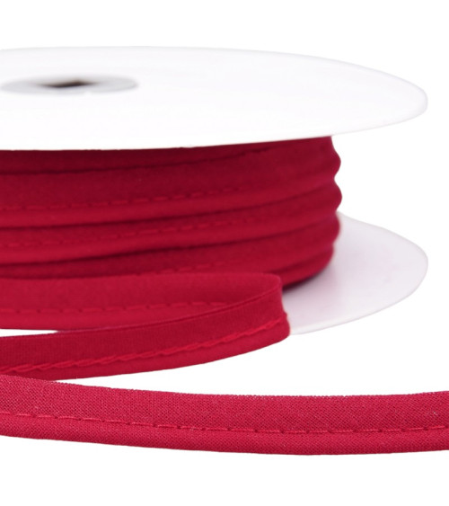 Spool 25m Dress piping bias all textiles 10mm burgundy