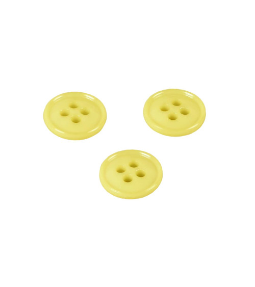 4-hole button recycled nylon bud green 11mm