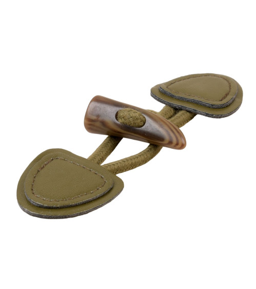 Similpelle Brandeburgo 155mm verde kaki