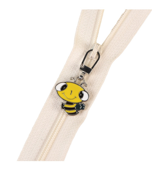 Bee zipper 4.1cm