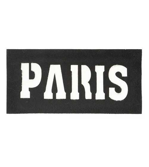 Large sweet PARIS iron-on badge