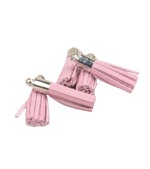 Mini-Pompons 6 Stück rosa 2,5cm