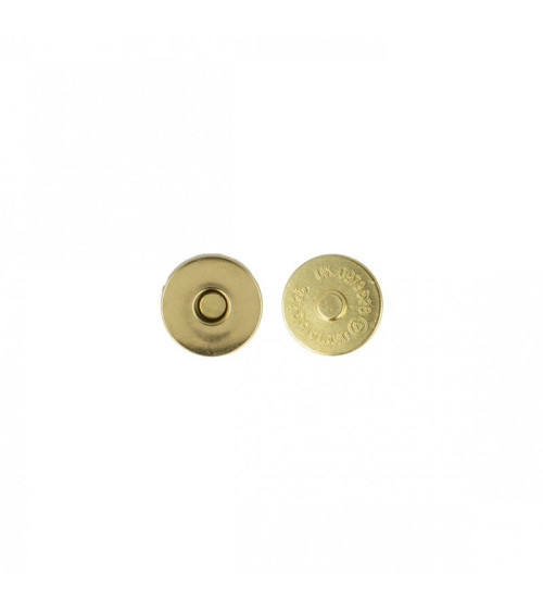 Set of 2 gold-colored 19mm magnetic rivet clasps