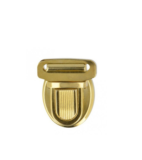 Gold colored schoolbag clip