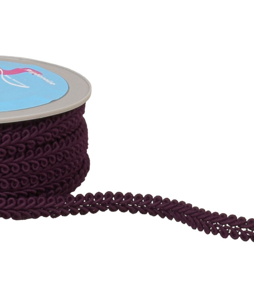 20m reel of purple herringbone braid 11mm