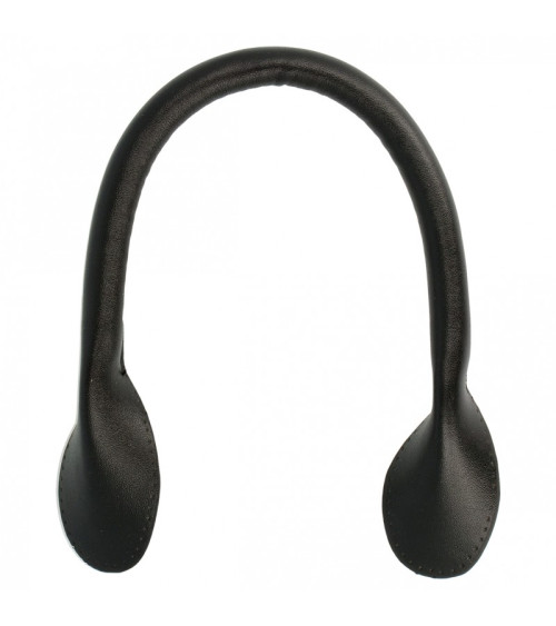 Set of 2 modern bag handles 38mm black