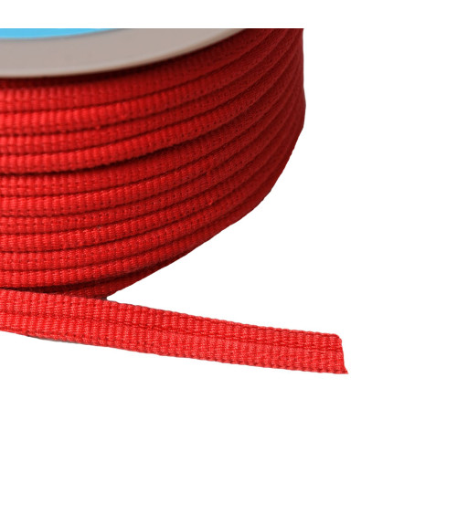 Double 9mm red cord per meter